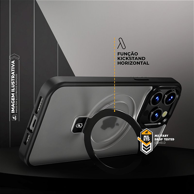 Capa para iPhone 16 Pro - Dual Ring - Gshield