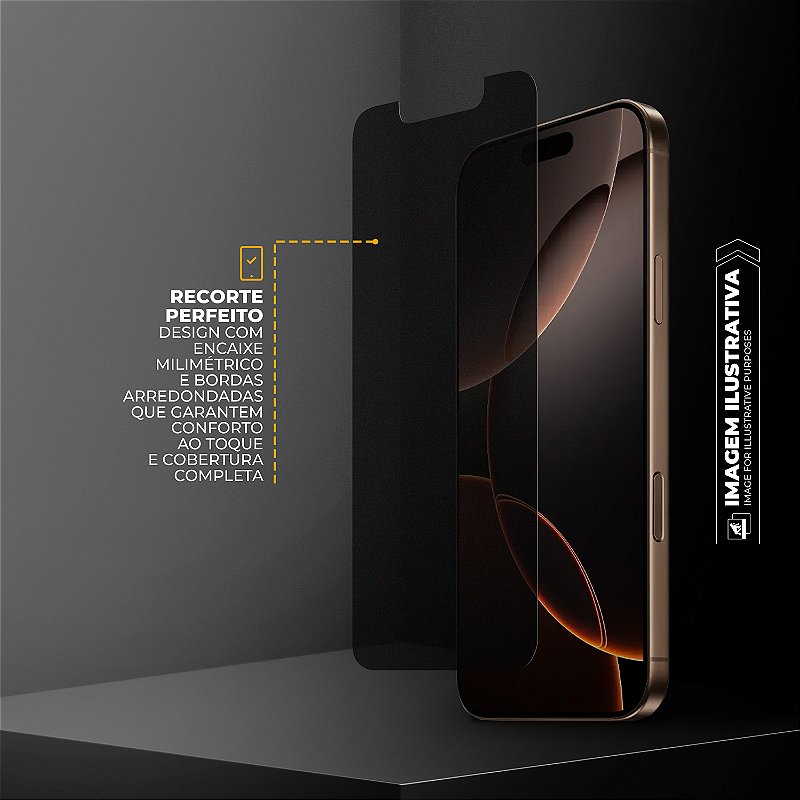 Película para iPhone 16 Pro Max - Privacidade com Aplicador - Survivor - Gshield