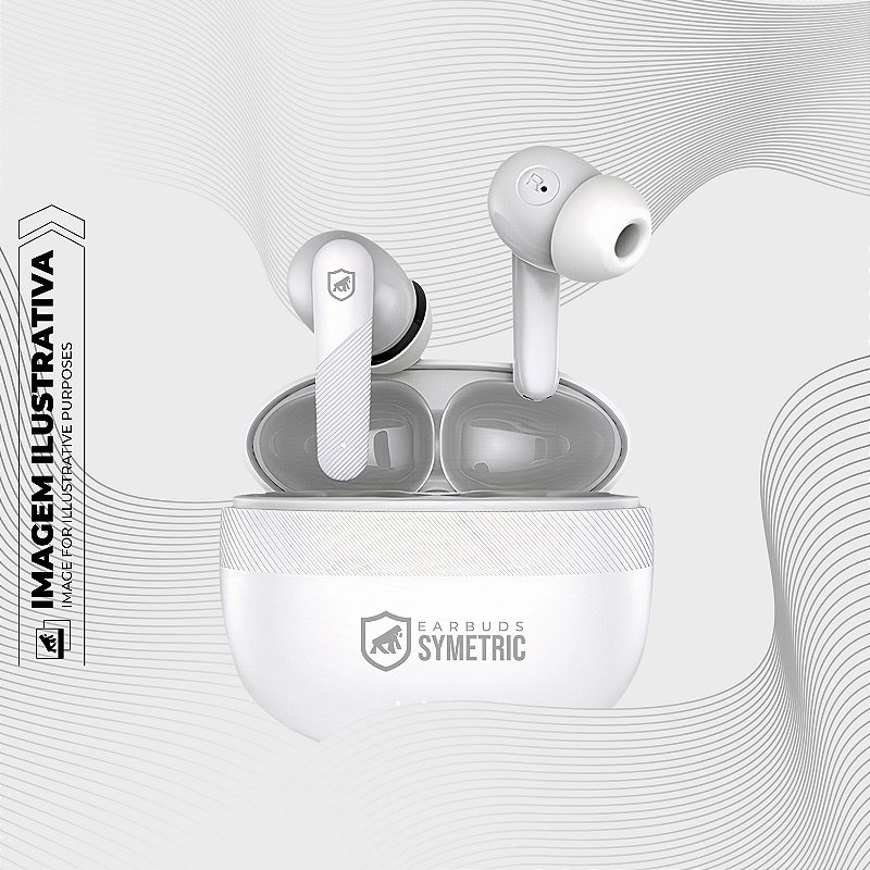Earbuds - Fone de ouvido Bluetooth - Symetric - 2 Unidades - Gshield