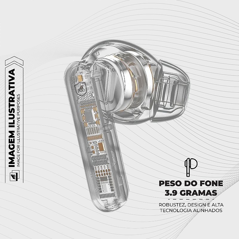 Earbuds - Fone de ouvido Bluetooth - Symetric - 2 Unidades - Gshield
