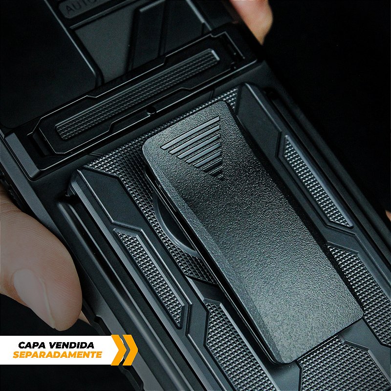Kit Snap Guardian - Clip + Braçadeira + Capa para Samsung Galaxy S22 Ultra - Gshield
