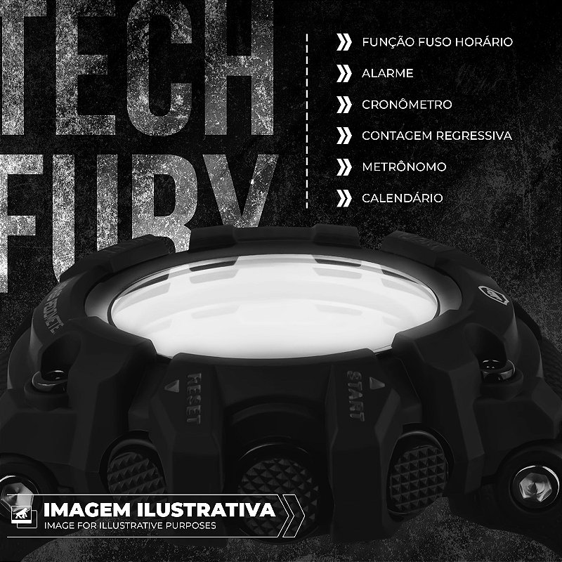 KIT - Earbuds Symetric + Relógio Esportivo Tech Fury - Gshield - foto 7