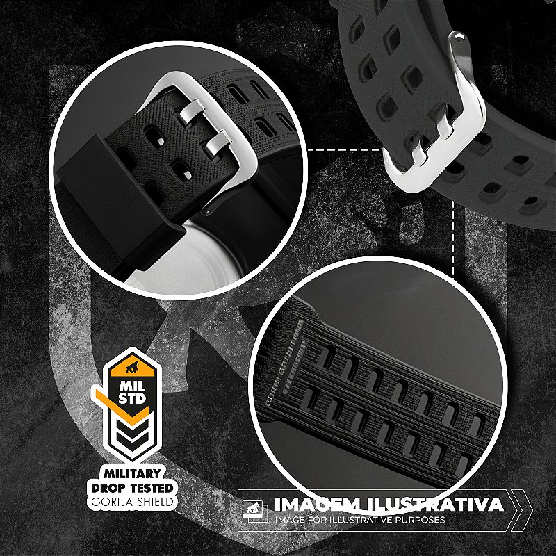 KIT - Earbuds Symetric + Relógio Esportivo Tech Fury - Gshield - foto 3