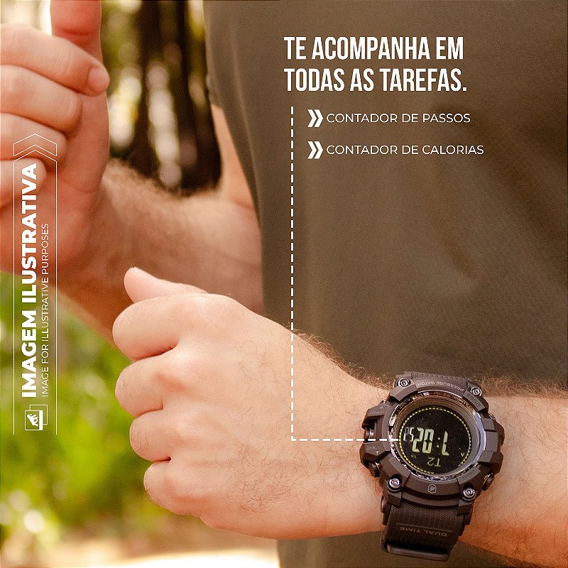 KIT - Earbuds Symetric + Relógio Esportivo Tech Fury - Gshield - foto 2