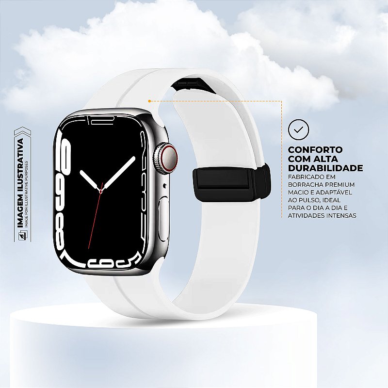 Pulseira para Apple Watch 42 / 44 / 45 / 49MM - Armorproof - Branca - Gshield