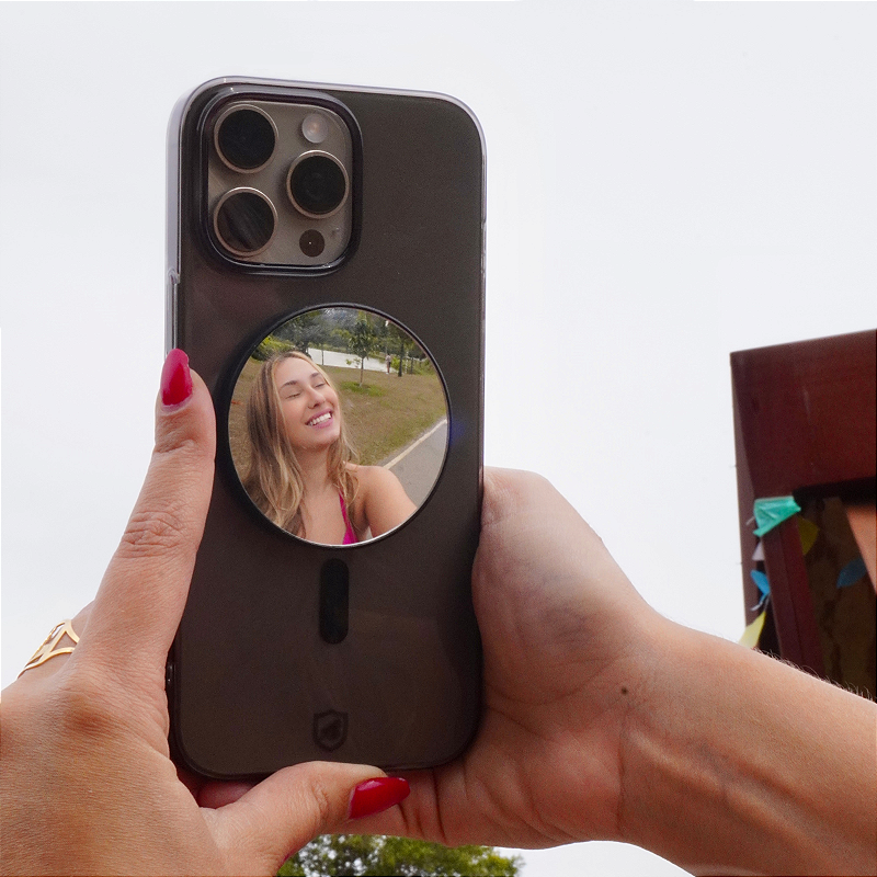 Espelho Magnético de Selfie para Câmera Traseira de Celular compatível com Magsafe - SnapView - Gshield - foto 7