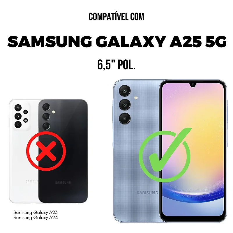 Kit Capa Silicon Veloz para Samsung Galaxy A25 5g + Ring Socket + Cordão - Preto - Gshield - foto 2