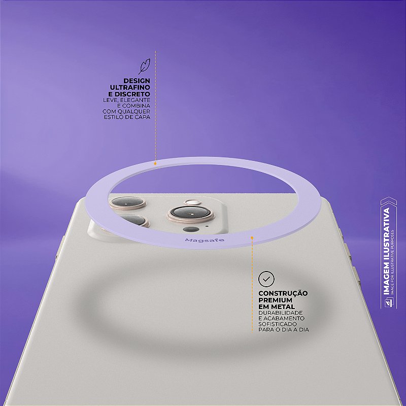Anel Magsafe - Lilás - Gshield