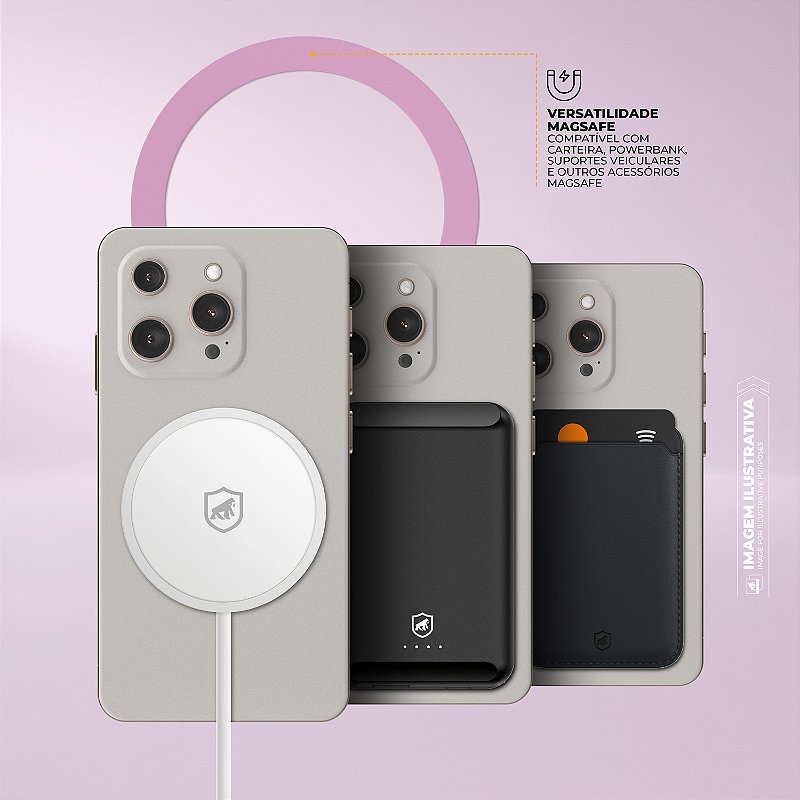 Anel Magsafe - Rosa - Gshield