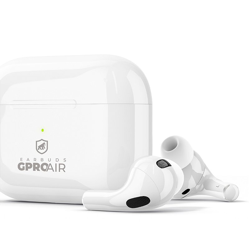Fone de ouvido bluetooth GPro Air - Com Pop-up Connection + Fone de Ouvido Tipo C Dual Air - Gshield