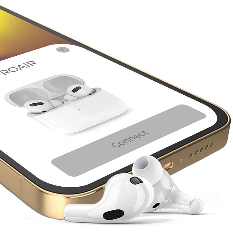Fone de ouvido bluetooth GPro Air - Com Pop-up Connection + Fone de Ouvido Tipo C Dual Air - Gshield