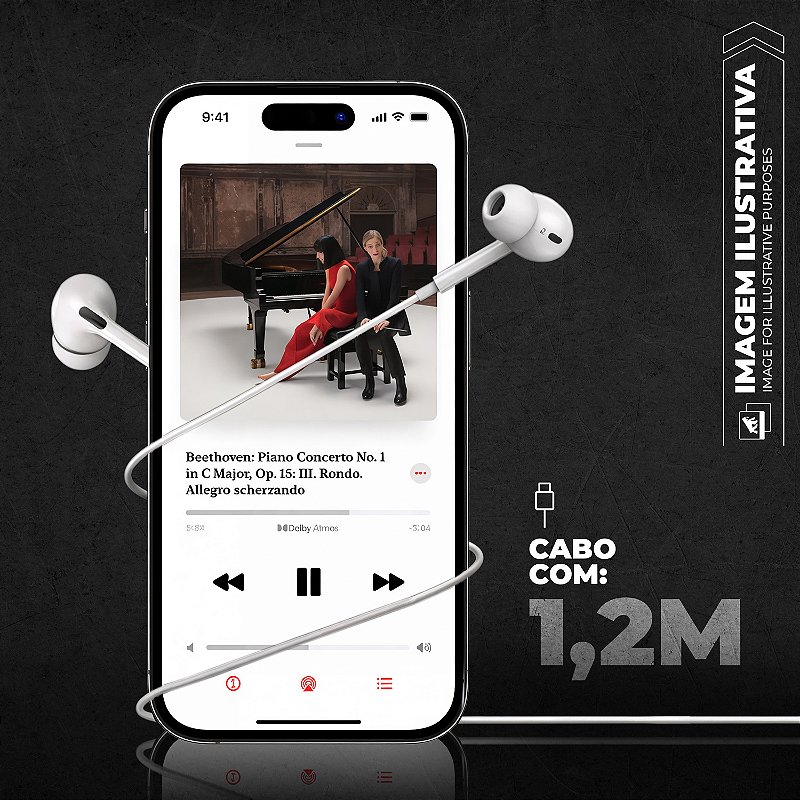 Fone de ouvido bluetooth GPro Air - Com Pop-up Connection + Fone de Ouvido Tipo C Dual Air - Gshield