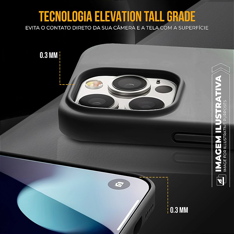 Kit Capa Silicon Premium e Película Hydrogel HD para iPhone 16 - Gshield