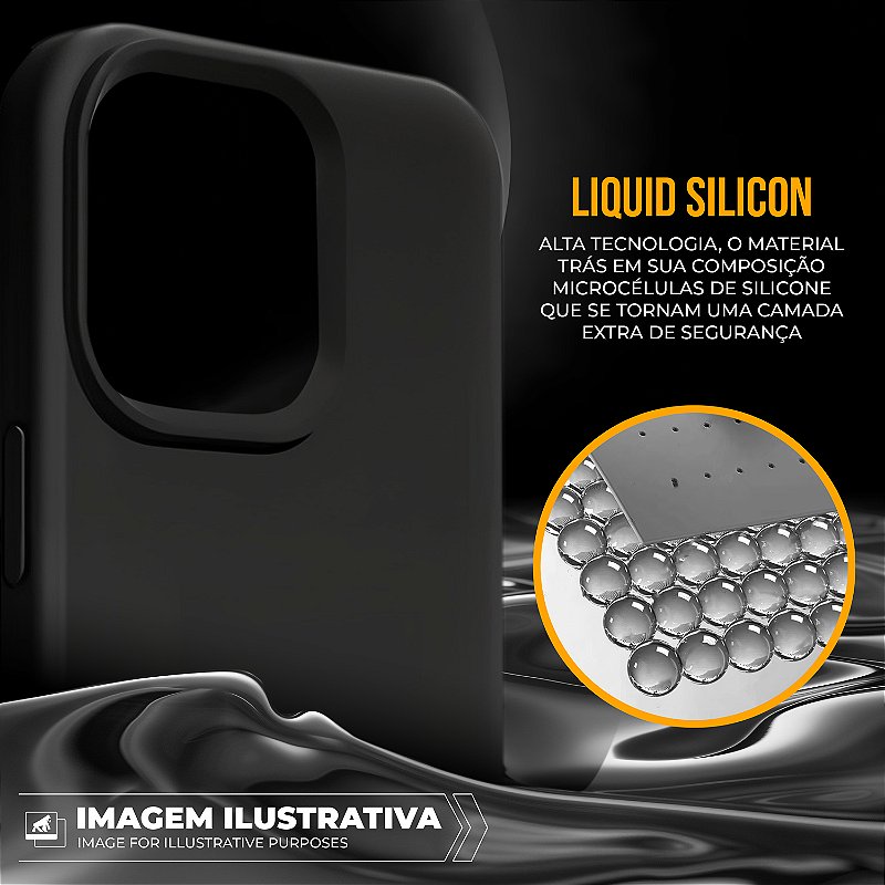 Kit Capa Silicon Premium e Película Defender Glass para iPhone 16 - Gshield