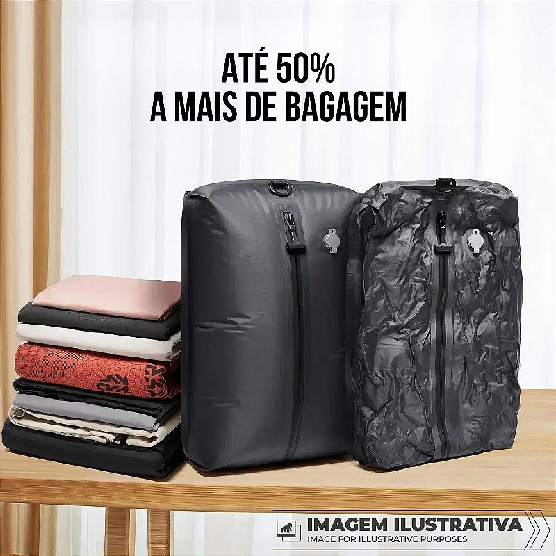 Saco à Vácuo para Viagem à Prova d’Água com Vedação Hermética - Grande - Safe Bag - Gshield - foto 7