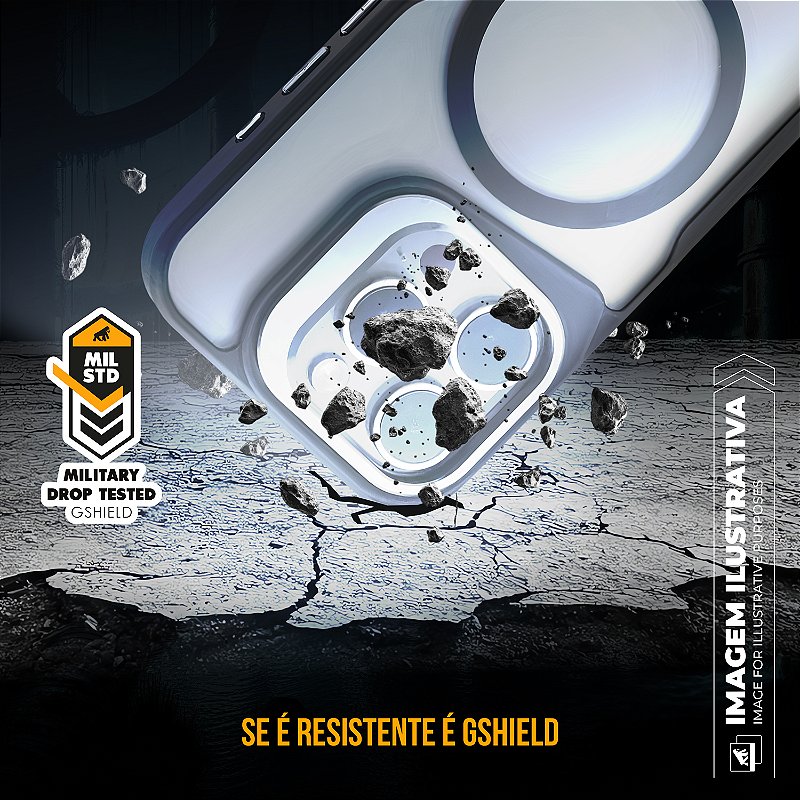 Capa para iPhone 16 - MagSafe Venom - Preta - Gshield