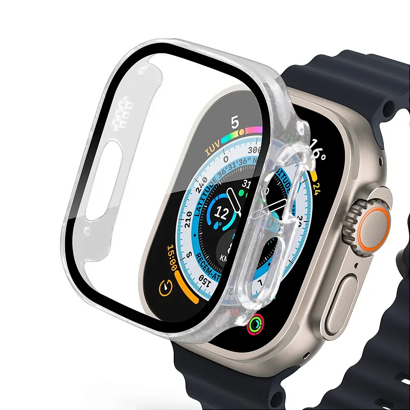 Case para Apple Watch 46MM (Series 10/11) Transparente - Armor - acompanha película integrada na case - Gshield
