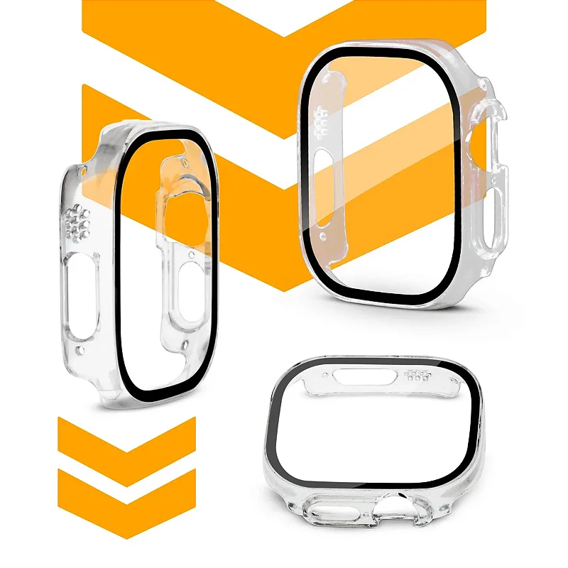 Case para Apple Watch 46MM (Series 10/11) Transparente - Armor - acompanha película integrada na case - Gshield