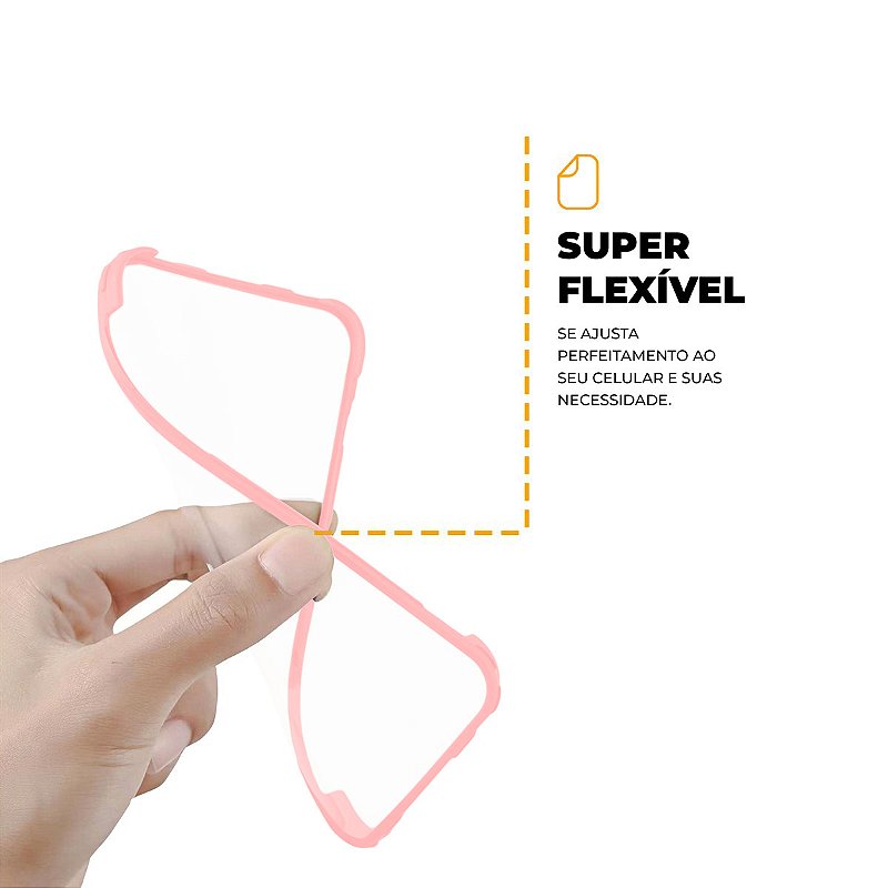 Capa 360 Rosa para iPhone - Frente e Verso - Gshield - foto 4