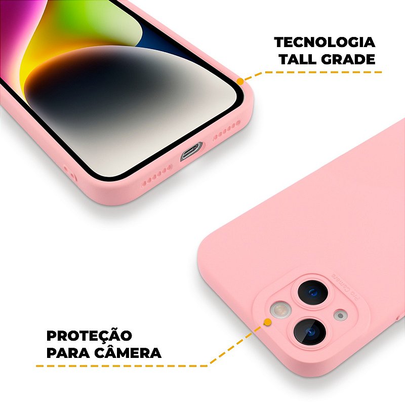 Capa para iPhone - Rosa - Silicon Cloud - Gshield - foto 3