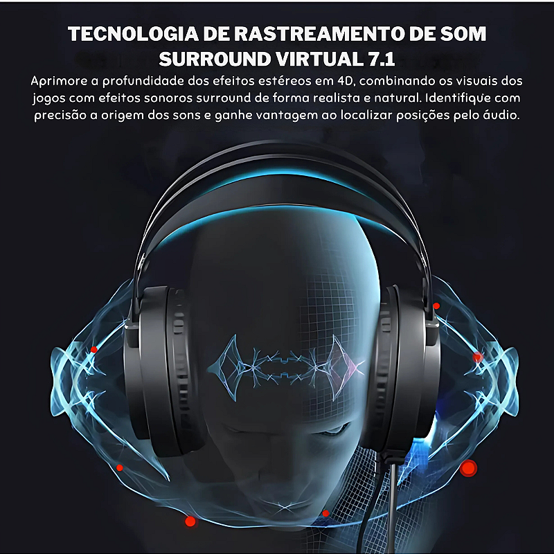 Headset 7.1 Sound - HP - foto 4