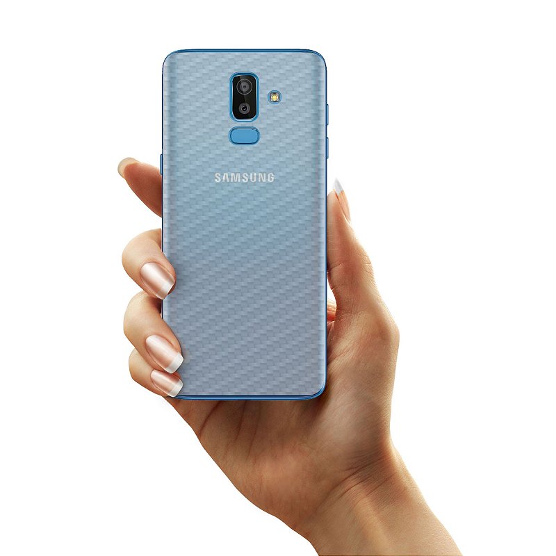 Película para Samsung Galaxy J8 - Traseira de Fibra de Carbono - Gshield - foto 3