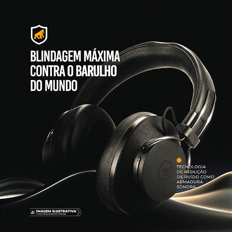 Headphone Bluetooth sem fio com ANC - Survivor - Gshield - foto 5