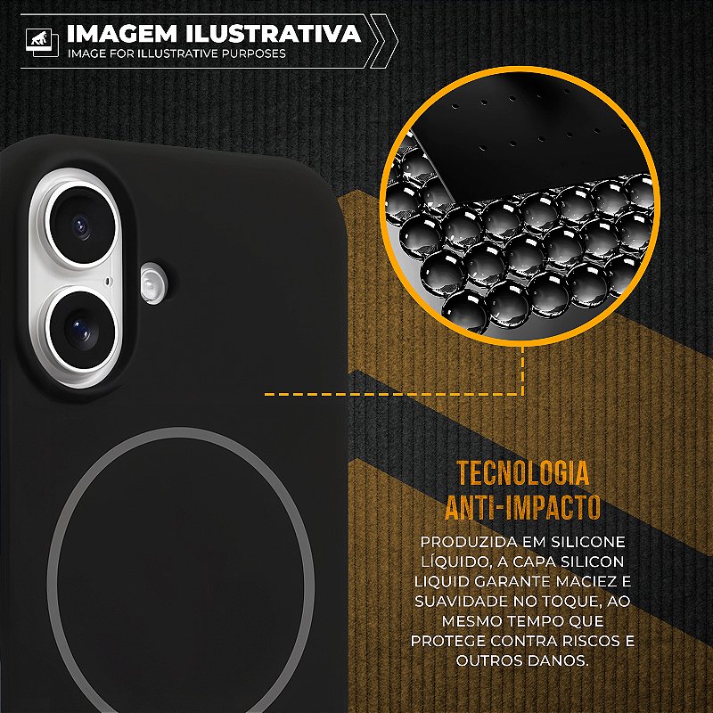 Capa para iPhone 16 Pro Max - Silicon Liquid Magsafe - Desert - Gshield