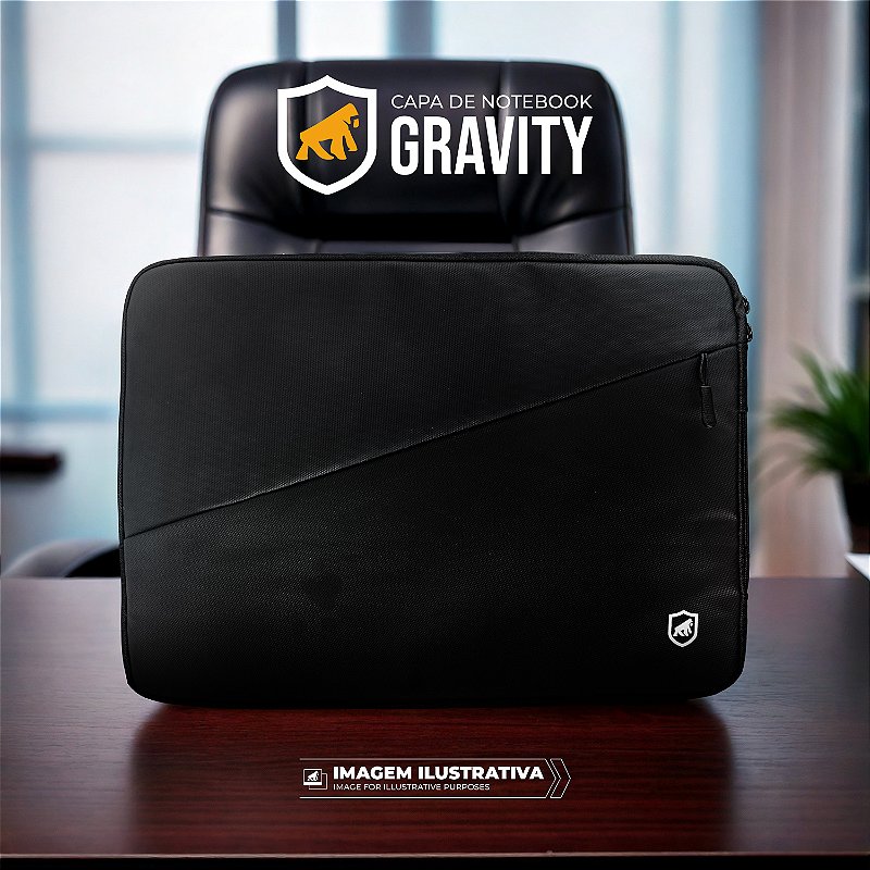 Capa para Notebook 14" - Gravity Preta - Gshield