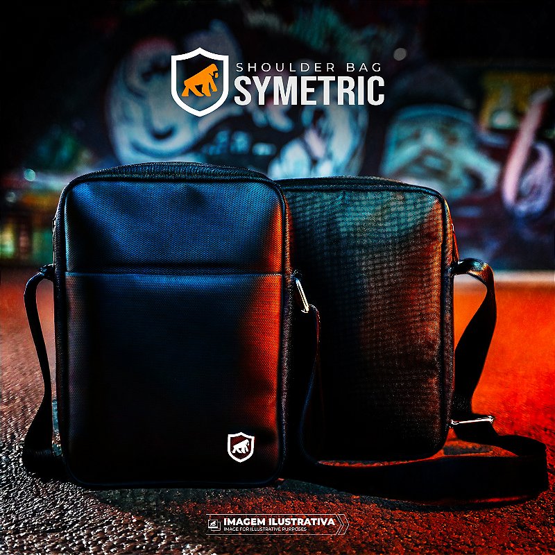 Shoulder Bag Transversal | Bolsa Compacta Unissex Antifurto - Symetric - Gshield - foto 6
