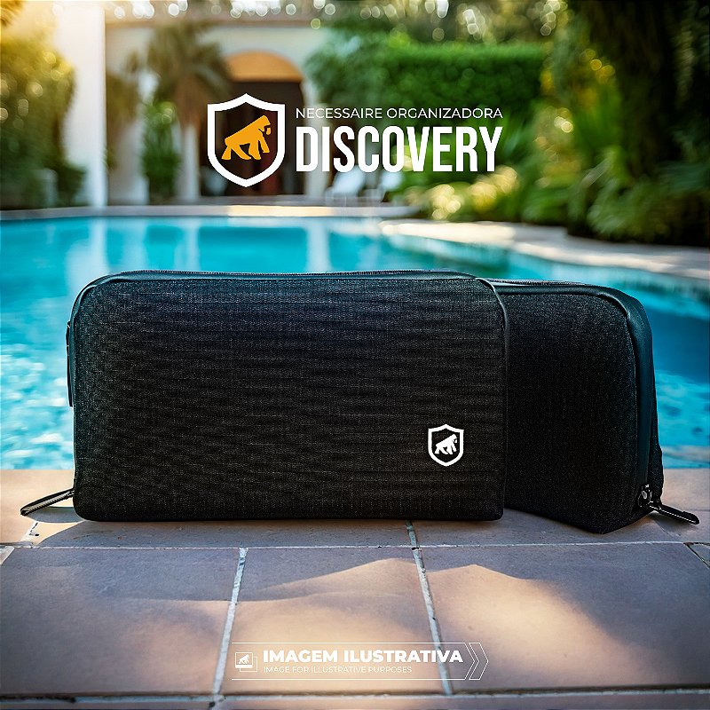 Necessaire Organizadora | Compacta, Impermeável e com Divisórias Internas - Discovery - Gshield - foto 5