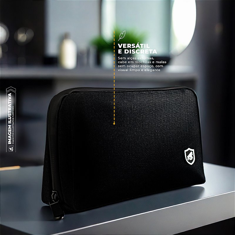 Necessaire Organizadora | Compacta, Impermeável e com Divisórias Internas - Discovery - Gshield - foto 3