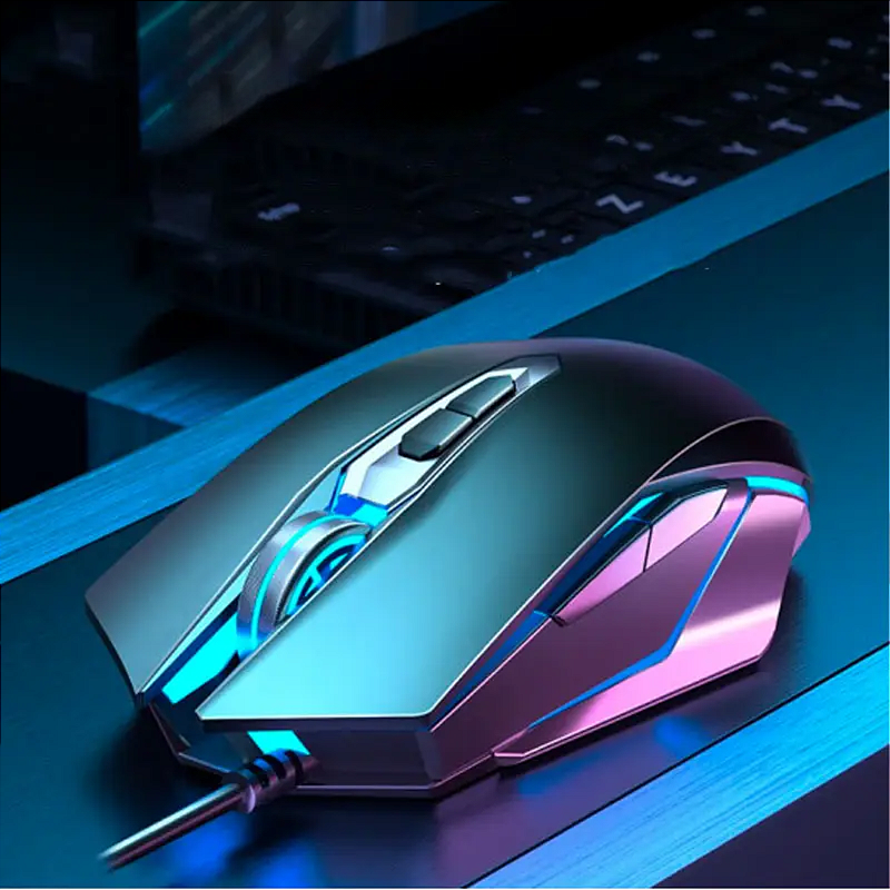 Mouse Gamer USB M220 - 4800 DPI - RGB - Preto - HP - foto 2