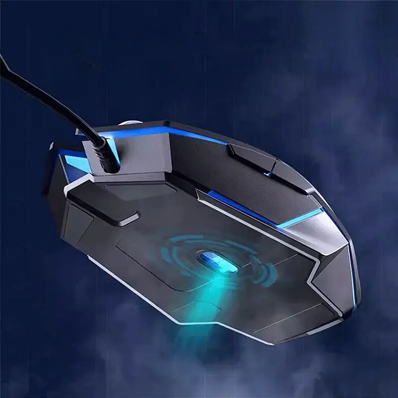 Mouse Gamer USB M220 - 4800 DPI - RGB - Preto - HP - foto 4