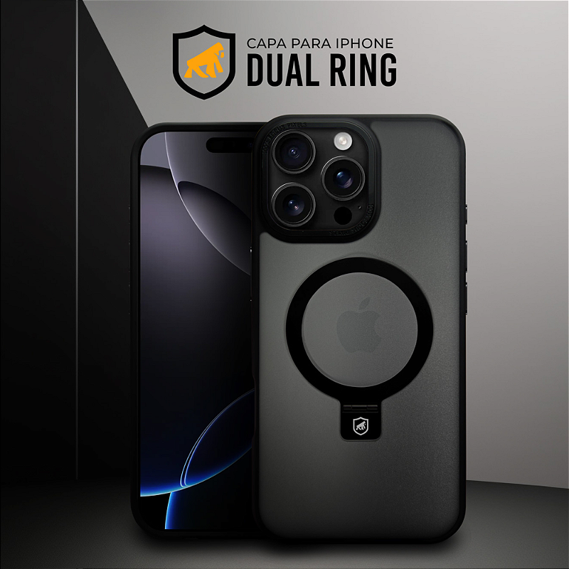 Capa para iPhone - Dual Ring - Gshield