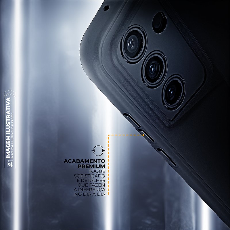 Capa para Xiaomi Poco C65 - Stinger Preta - Gshield
