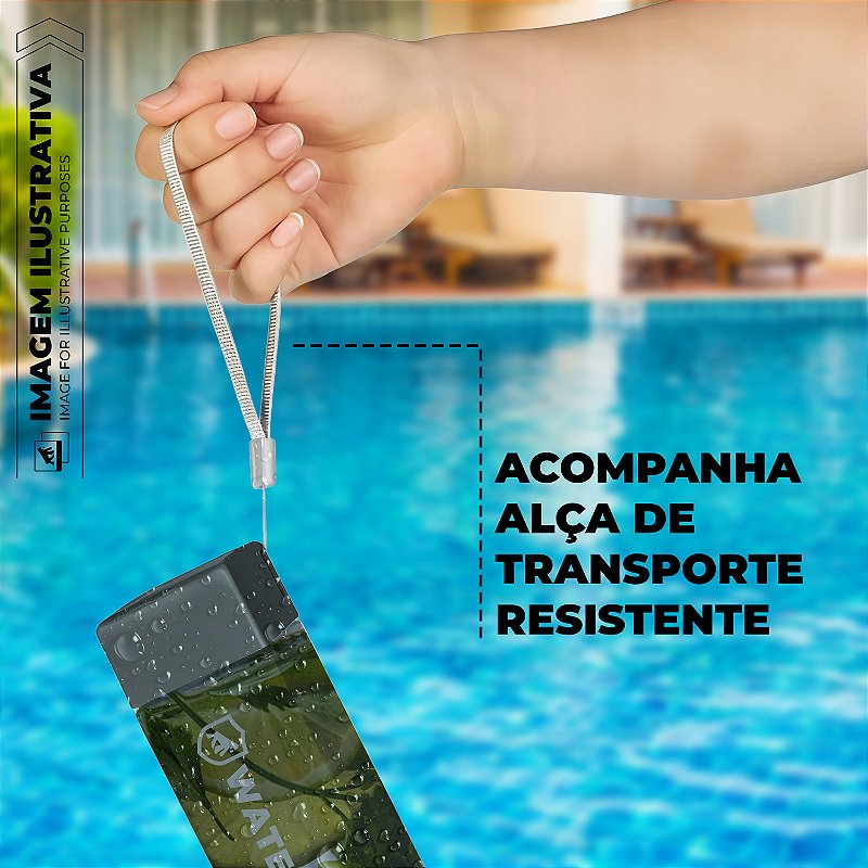 Garrafa 500ml com Vedação Antivazamento e Alça para Transporte - WaterShield - Gshield - foto 7