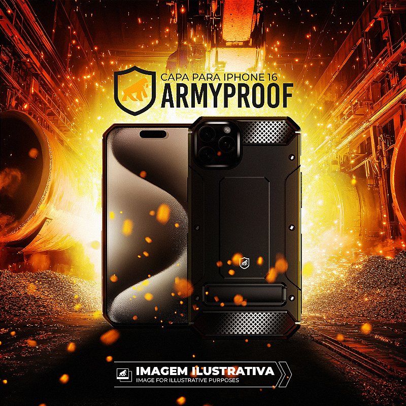 Capa para Samsung Galaxy S25 - ArmyProof - Gshield