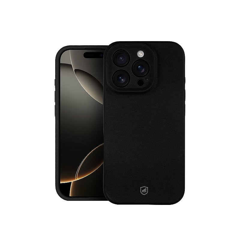 Capa para iPhone - Silicon Premium - Preta / Rosa - Gshield - foto 3