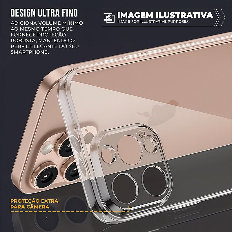 Capa Crystal Slim - NÃO AMARELA - Gshield