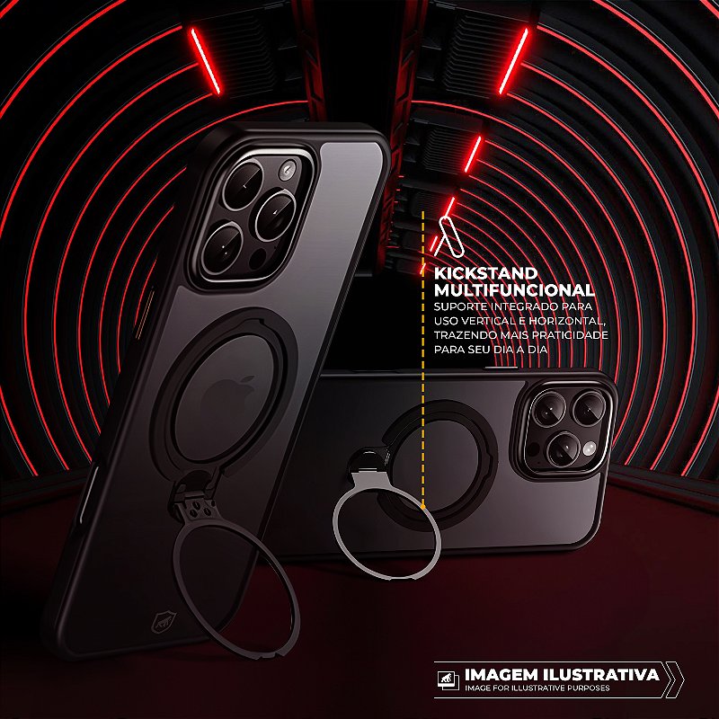 Capa para iPhone 16 Pro - Dual Ring Pro - Gshield