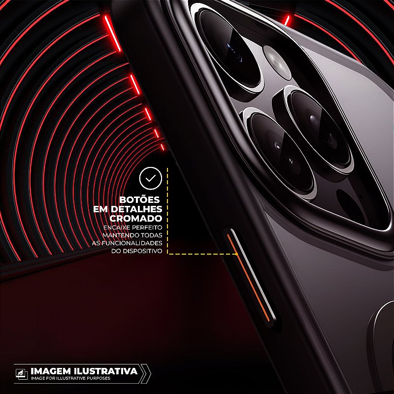 Capa para iPhone 16 Pro - Dual Ring Pro - Gshield