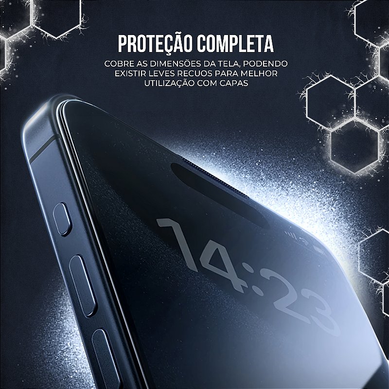 Película para iPhone 16E - Ultra Glass - Preta - Gshield