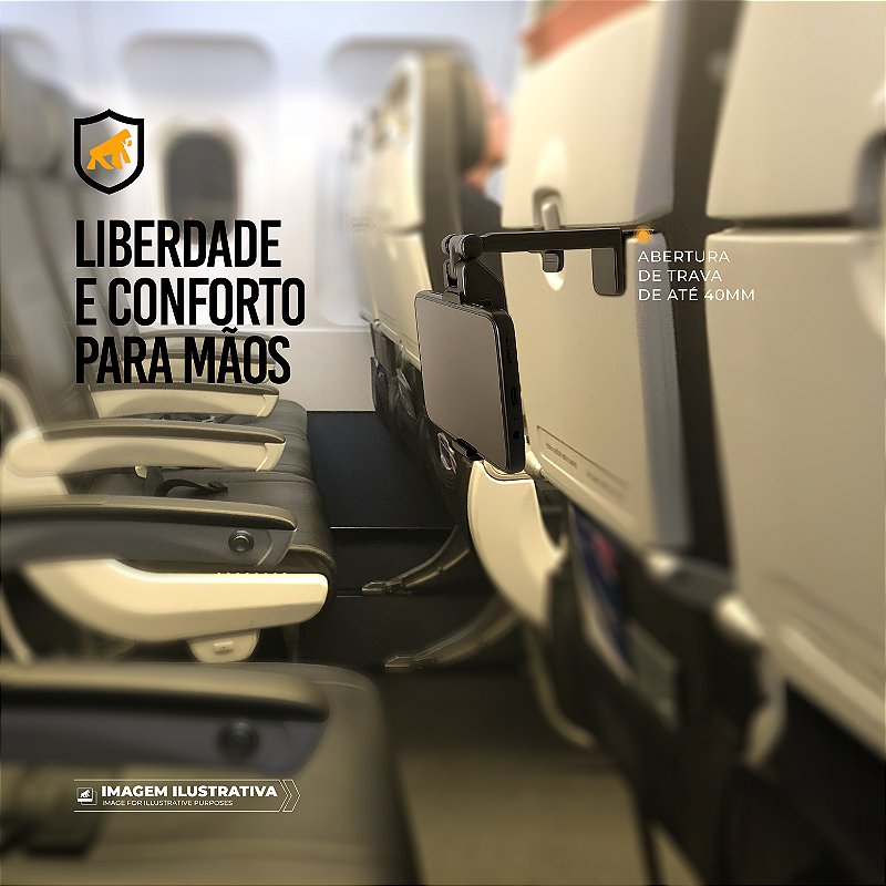 Suporte Articulado para Mesa – Ajuste 90°, Rotação 360°, Dobrável, Antiderrapante e Compatível com Smartphones até 9cm – Hybrid - Gshield - foto 7