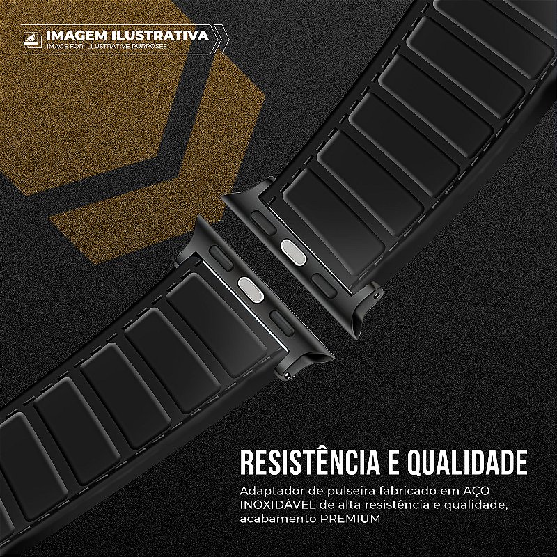 Pulseira para Apple Watch 38 / 40 / 41MM - Titanium Magnética - Gshield