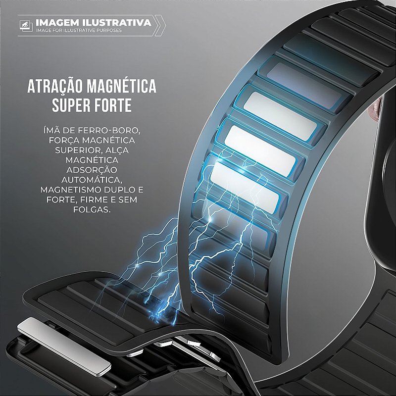Pulseira para Apple Watch 38 / 40 / 41MM - Titanium Magnética - Gshield