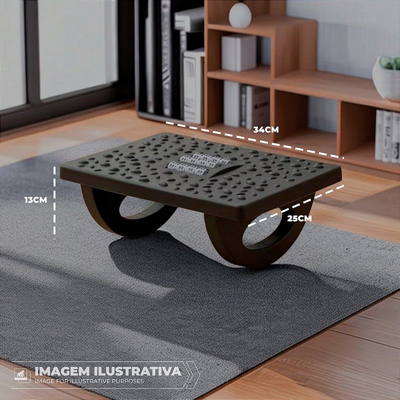 Apoio descanso Ergonômico para os Pés - Office Armor - Gshield
