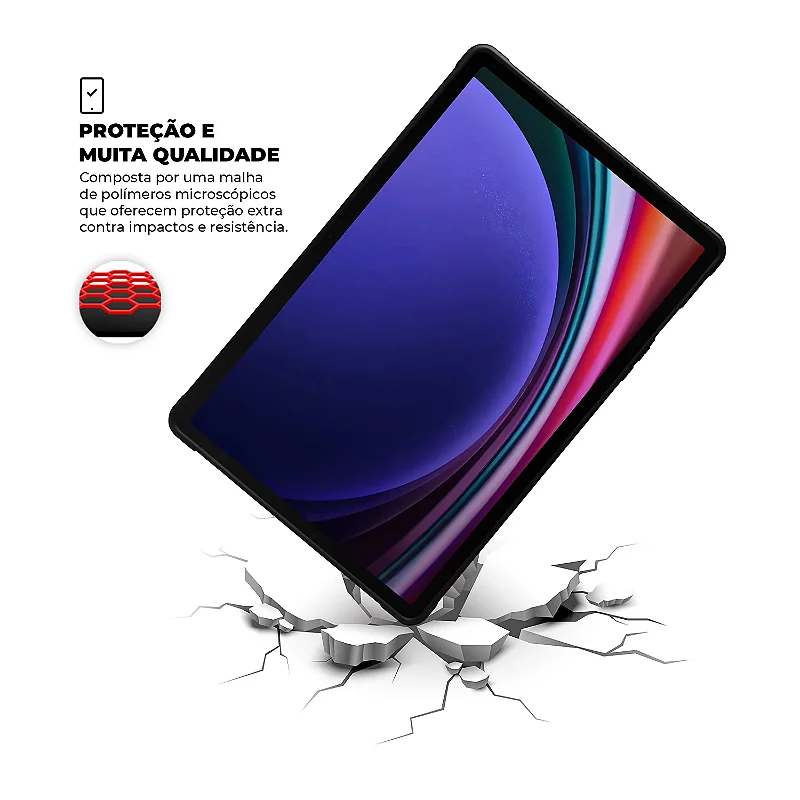 Capa para Samsung Galaxy Tab S10 FE - Clear Shock - Gshield - foto 3