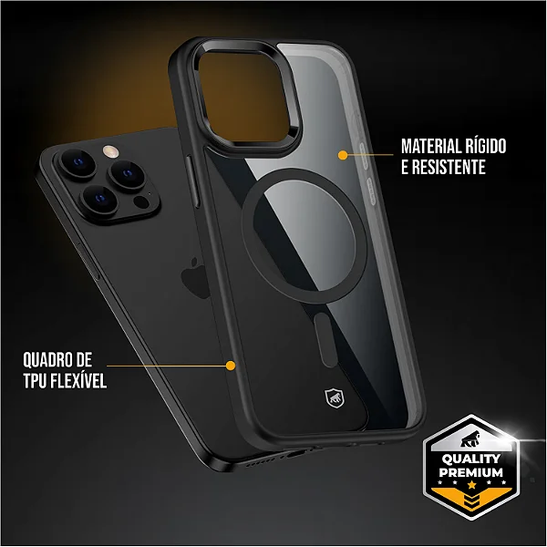 Capa MagSafe para iPhone 17 Pro Max - Preta - Gshield - foto 2