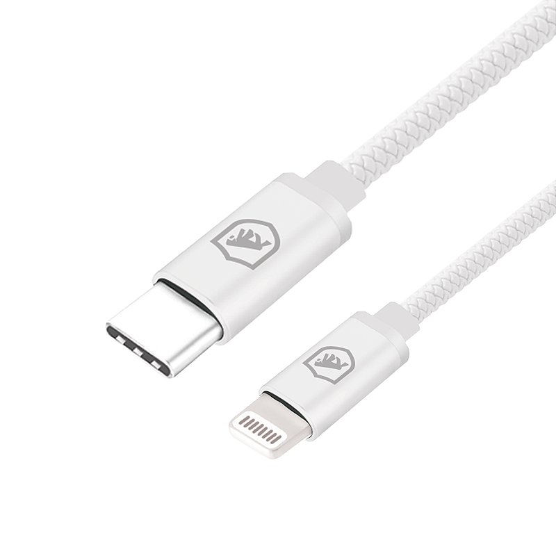 Cabo Symetric - Branco - Lightning / Tipo C - 1,5M - Gshield